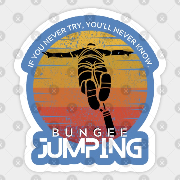 BUNGEE JUMPING | Wear your extreme hobby Sticker by ColorShades